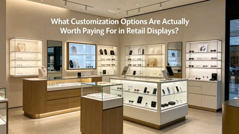 retail display case for business