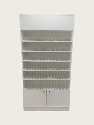 Vertical Lockable Display Case | Custom Floor-Standing Display Case for E-cigarette Shops