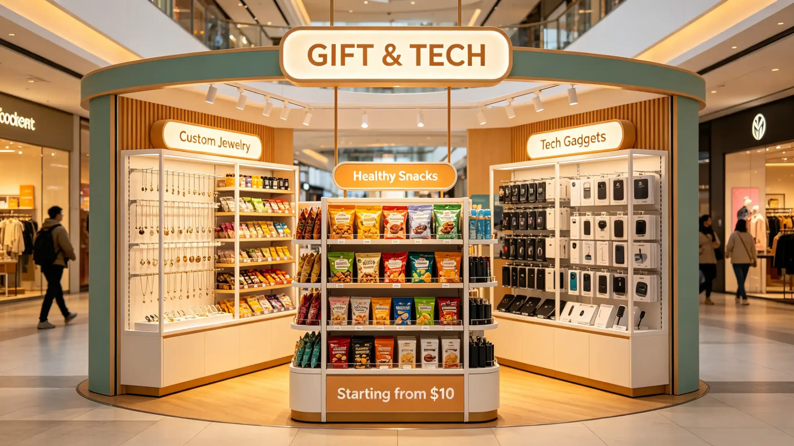 what sell at a mall kiosk