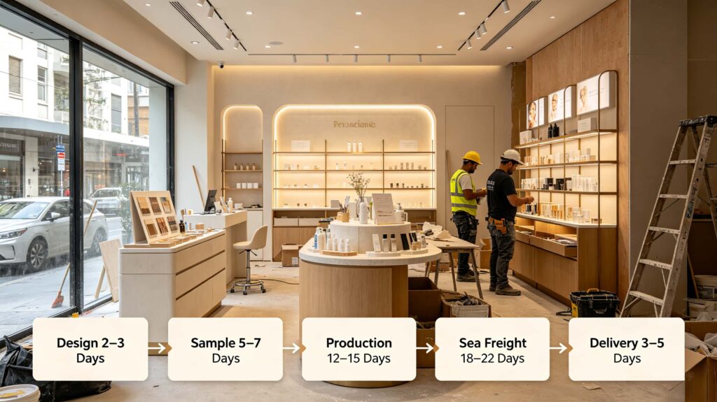 Beauty Store Display Furniture Australia