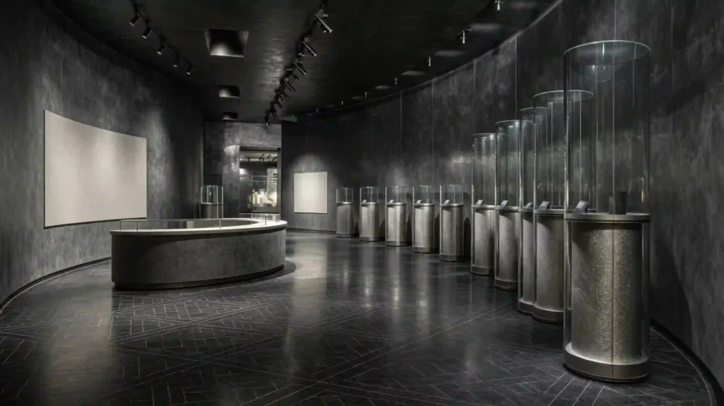 Museum display case