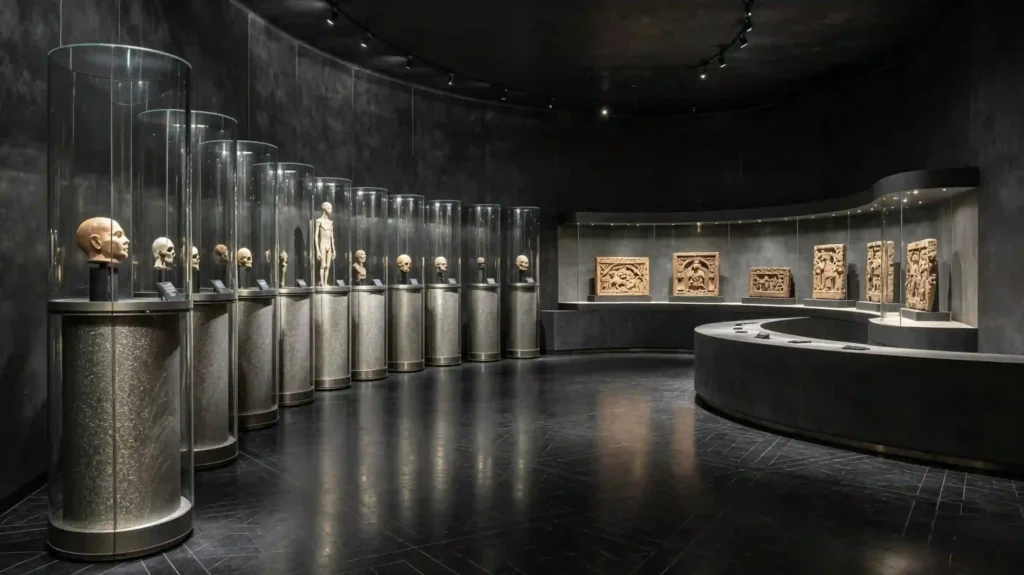 Museum display case