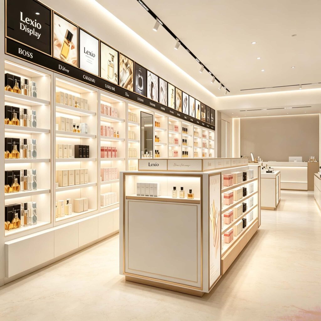 how to choose the right perfume display shelves