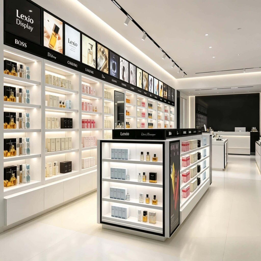 how to choose the right perfume display shelves