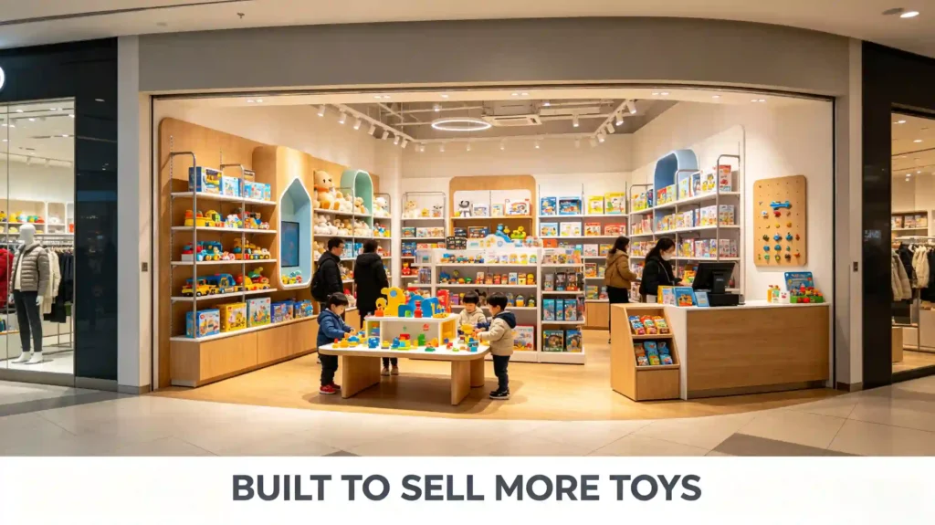 toy store display shelf