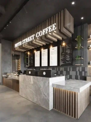 counter for cafe