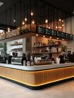 coffee store counter