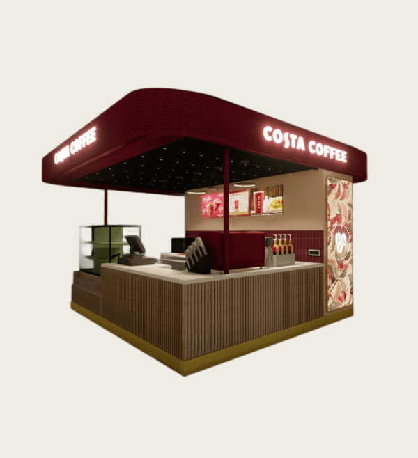 coffee kiosk (7) coffee kiosk display showcase in mall