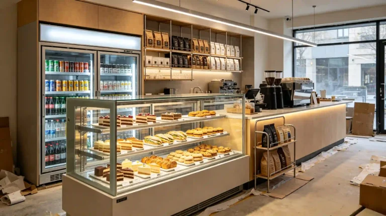 coffee shop display units
