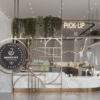 coffee shop kiosk
