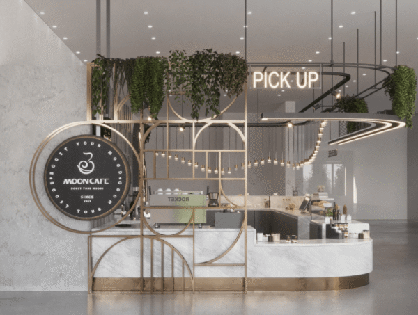 coffee shop kiosk