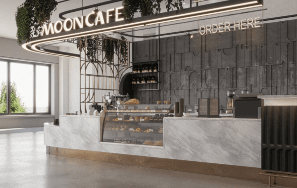 coffee shop kiosk