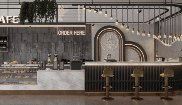 coffee shop kiosk