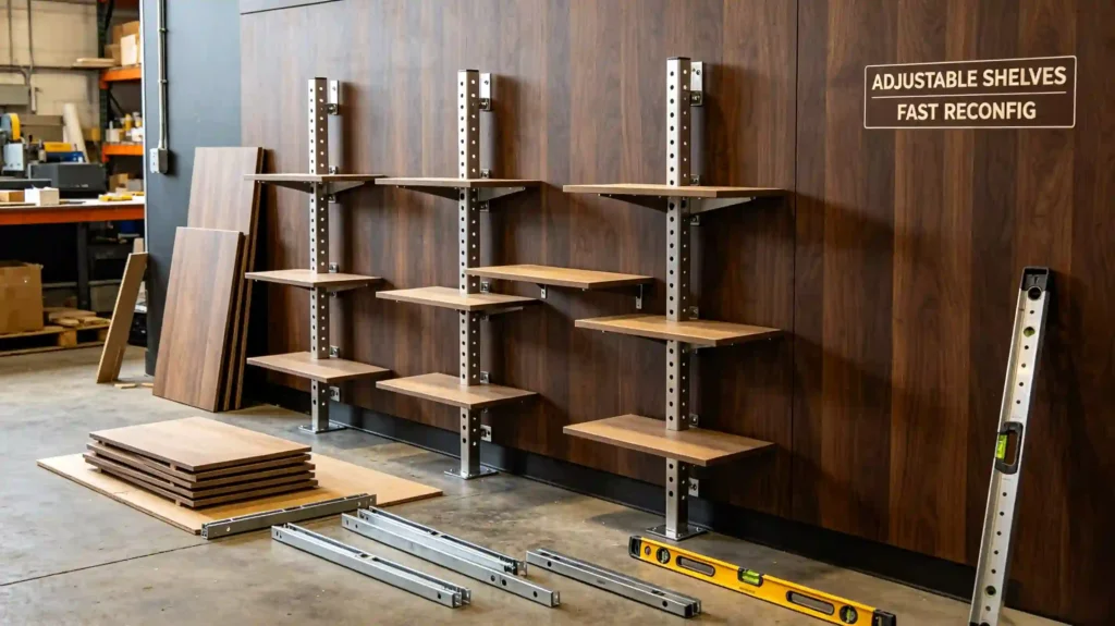 coffee shop shelf
