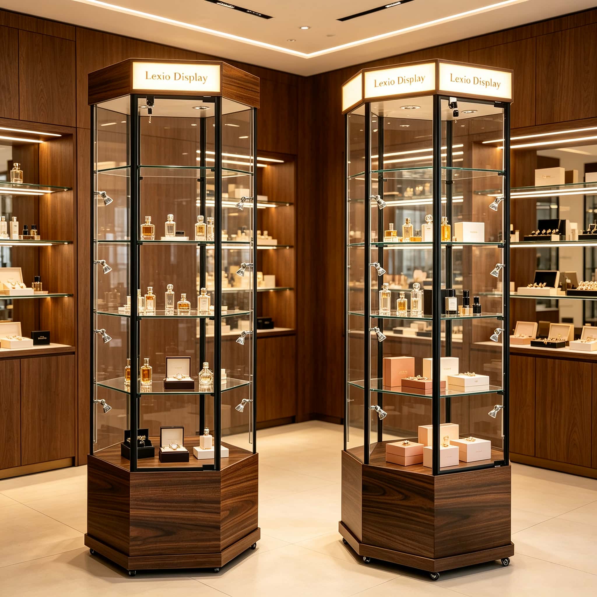 column display cabinets