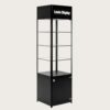 column display cabinets (9) Black glass Column display cabinet