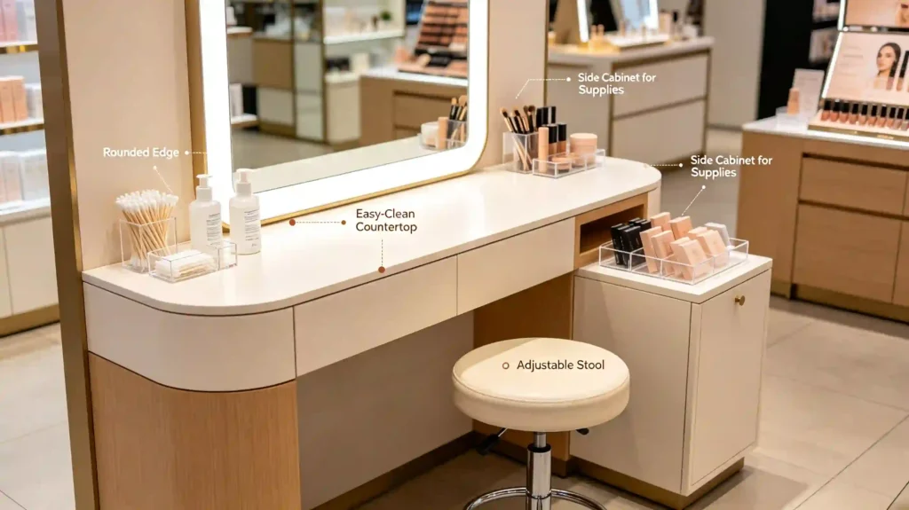 cosmetic display