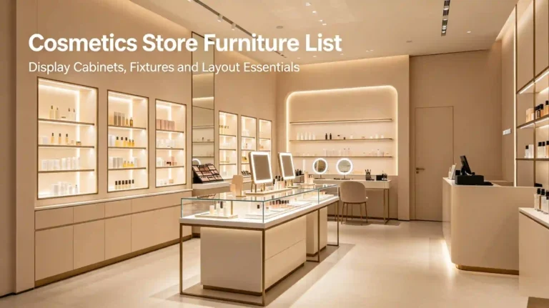 cosmetic store furniture list