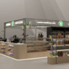 custom coffee kiosk