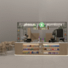 custom coffee kiosk