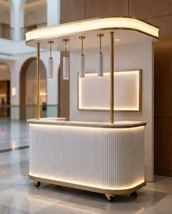 custom display cart