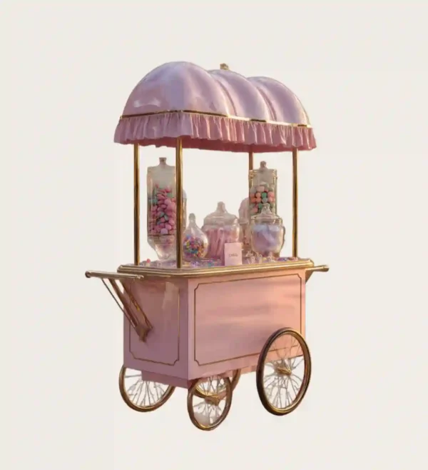 custom display cart