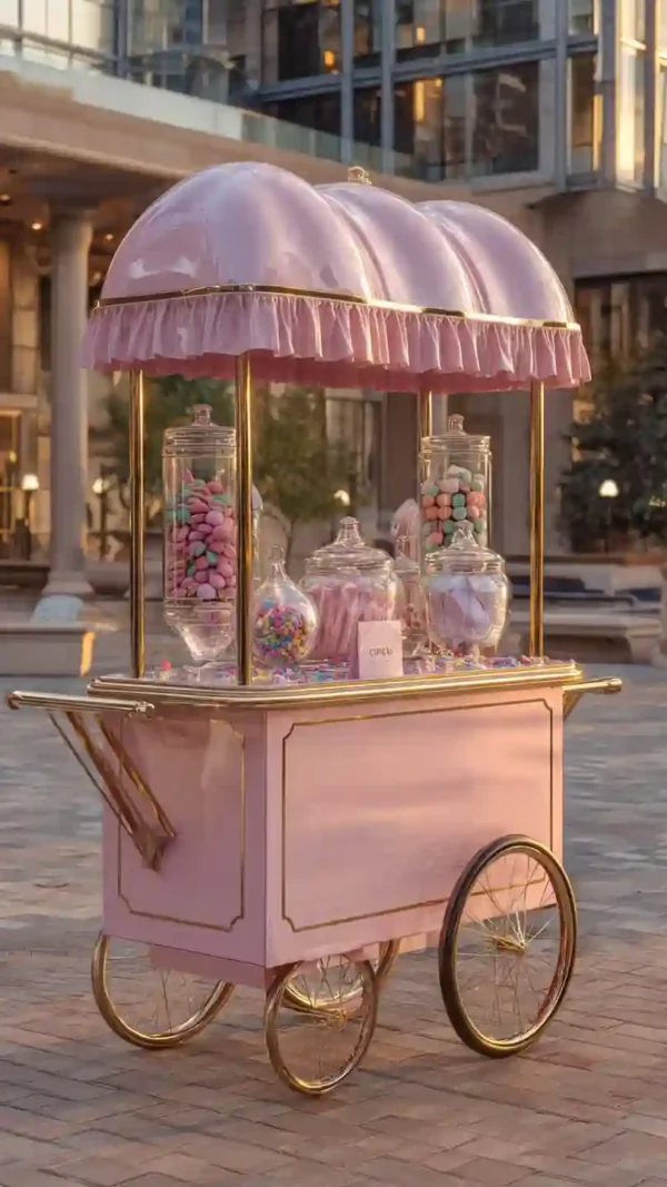 custom display cart