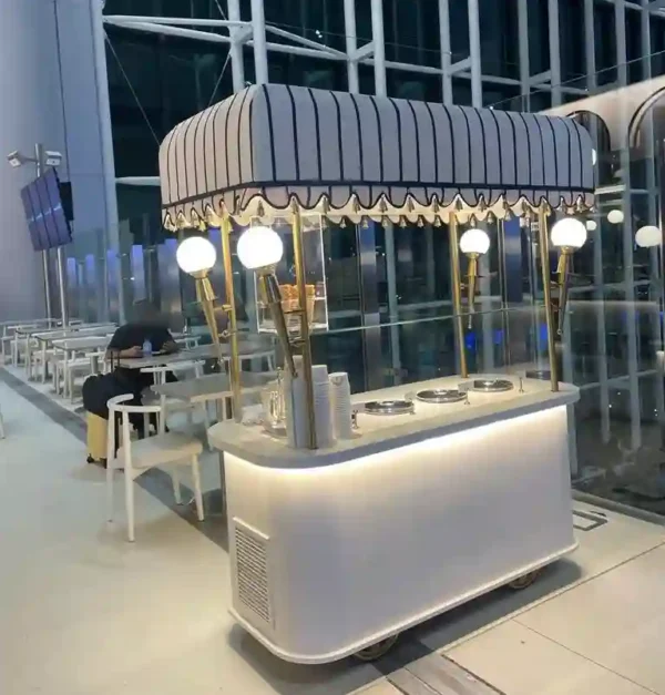 custom display cart