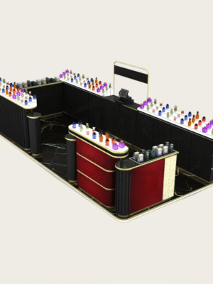 custom perfume kiosk (10) Nail Polish & Beauty Display Mall Kiosk