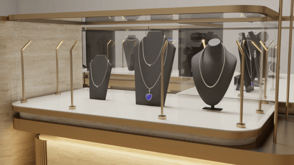 custom jewelry kiosk