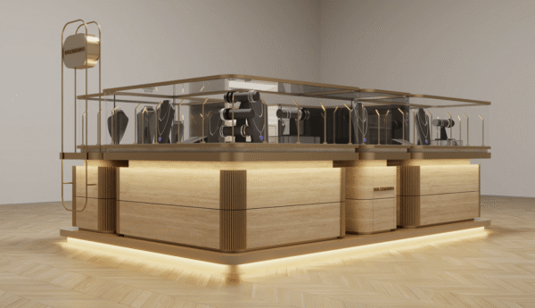 custom jewelry kiosk