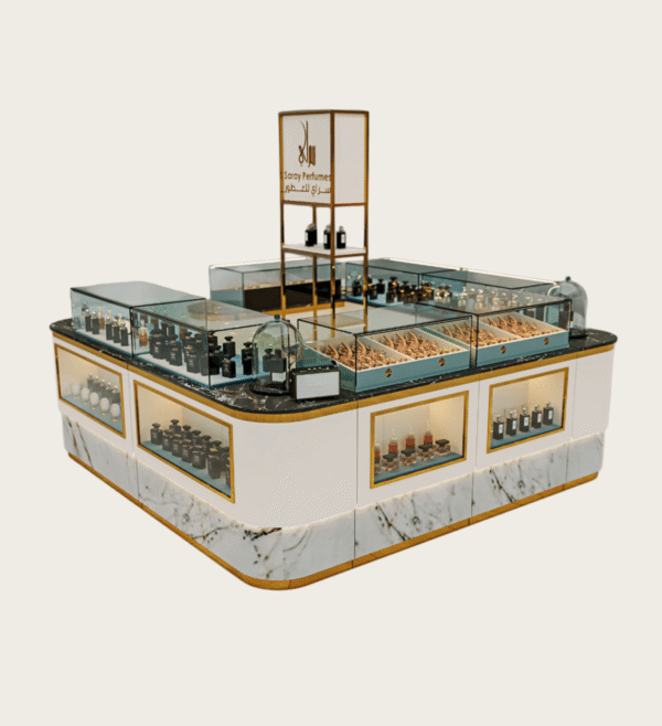 custom perfume kiosk design