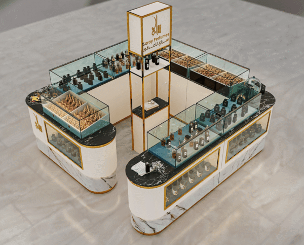 custom perfume kiosk design