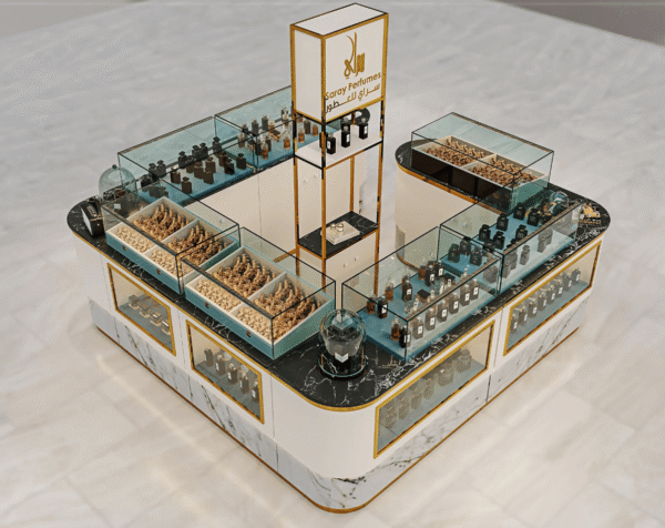 custom perfume kiosk design