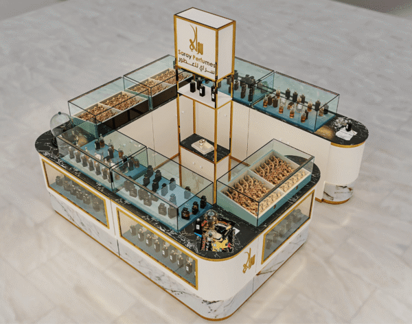 custom perfume kiosk design