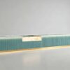 custom shop bar counter-3d design-lexio display (16) mint green fluted u-shaped bakery service counter with integrated glass pastry display case for modern cake shop