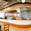 custom shop bar counter-3d design-lexio display (33) Curved Fluted Coffee Shop Service Counter| Custom Cafe Bar for Sale