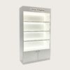 Wholesale Glass Perfume Display Cabinet | Freestanding Showcase With Base Storage For Fragrance & Retail Shop