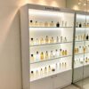 Wholesale Glass Perfume Display Cabinet | Freestanding Showcase With Base Storage For Fragrance & Retail Shop