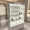 Wholesale Glass Perfume Display Cabinet | Freestanding Showcase With Base Storage For Fragrance & Retail Shop