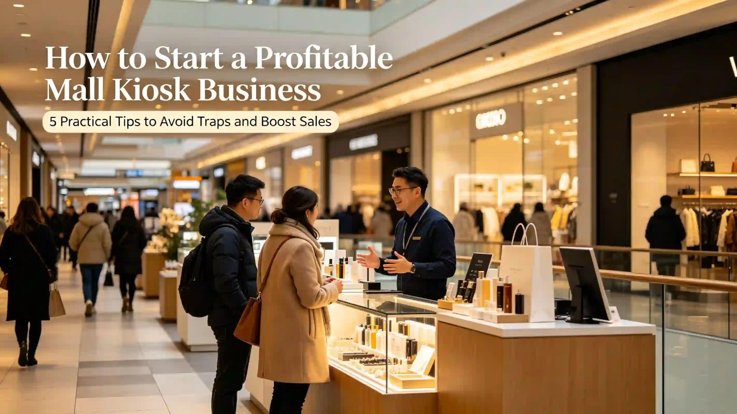 how to start mall kiosk
