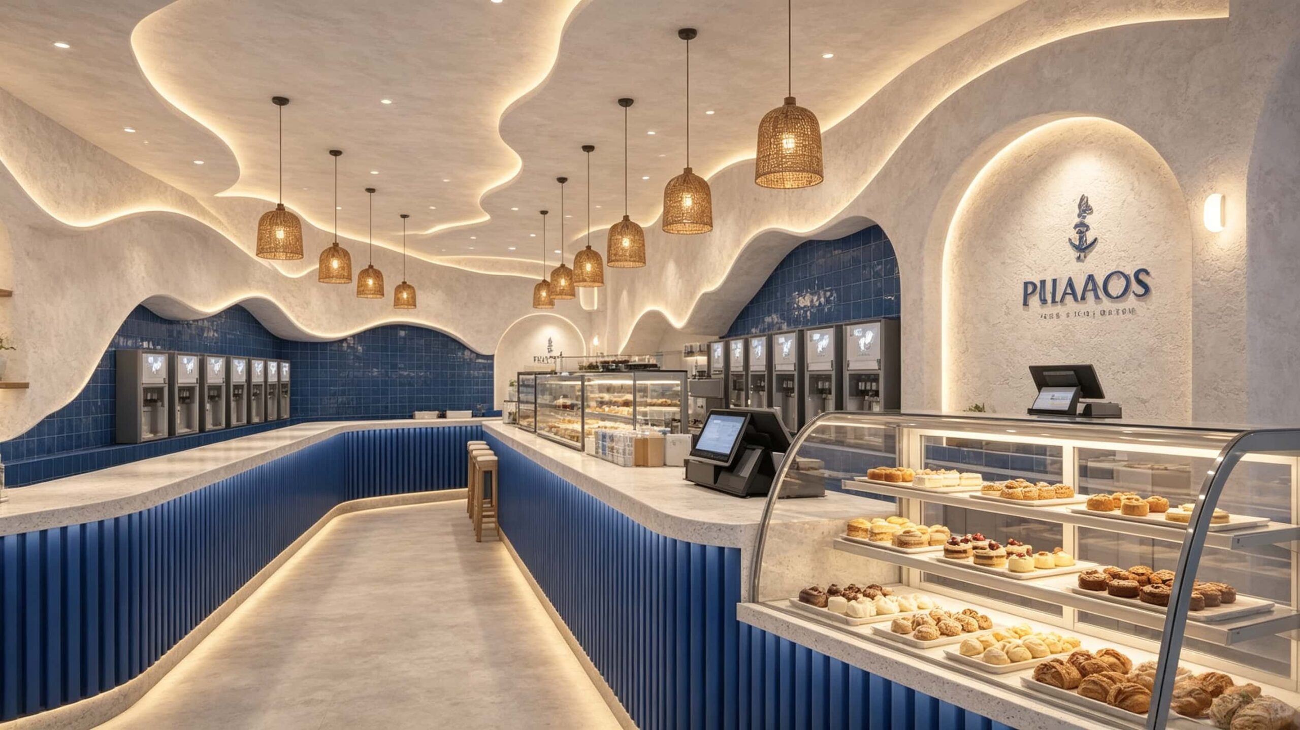 Coffee & Bakery Shop Counter