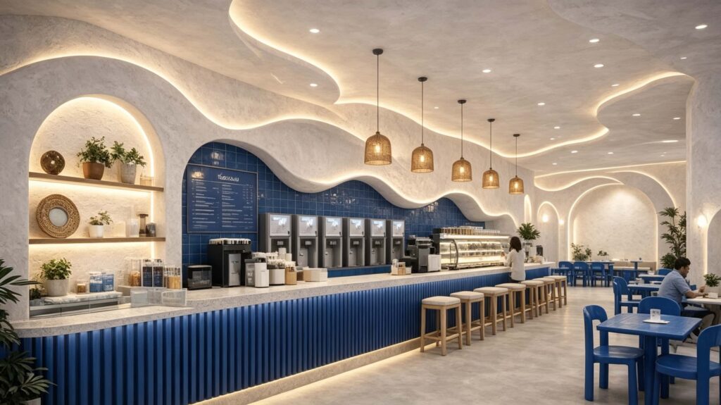 Coffee & Bakery Shop Counter