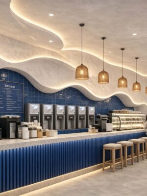 ice cream counter (3) Coffee & Bakery Shop Counter