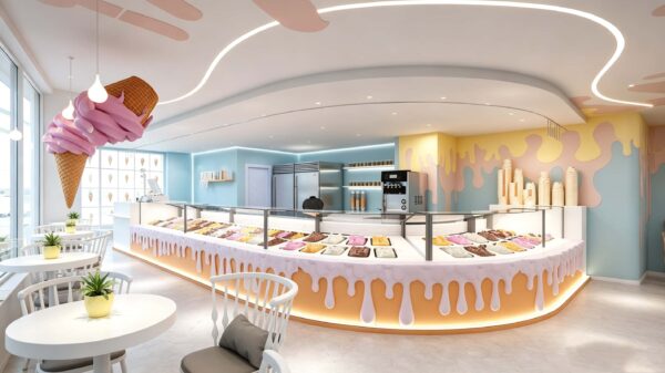 ice cream counter (8) ice cream counter