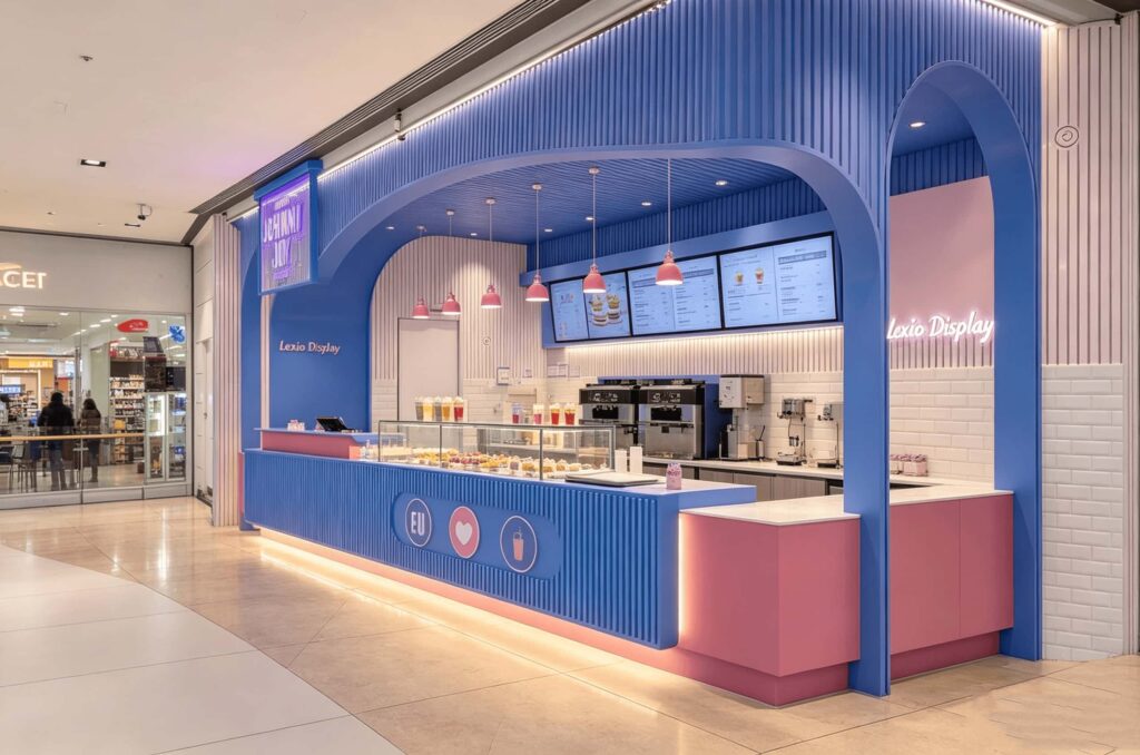 Beverage & Ice Cream Shop Bar Counter