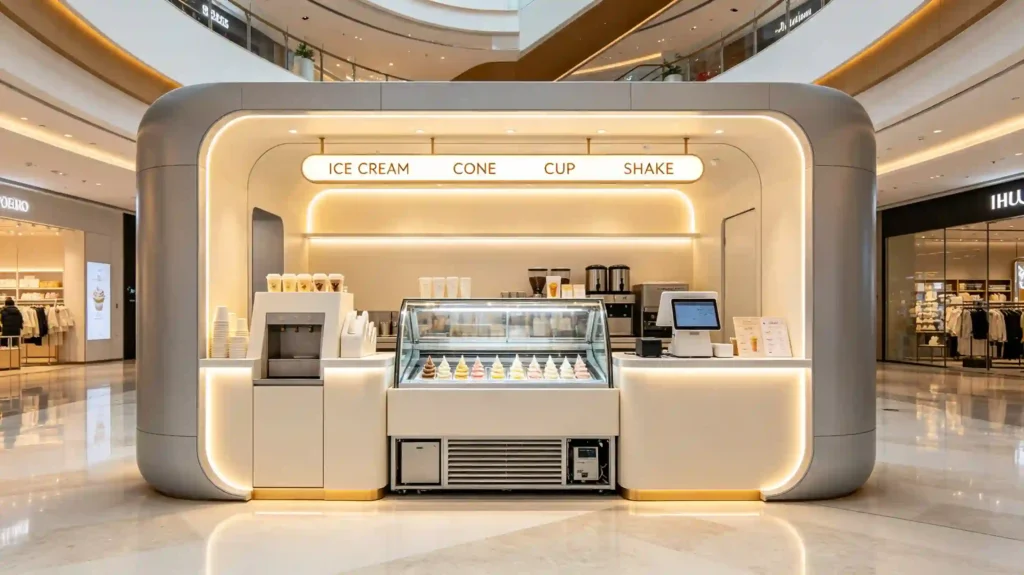 ice cream kiosk