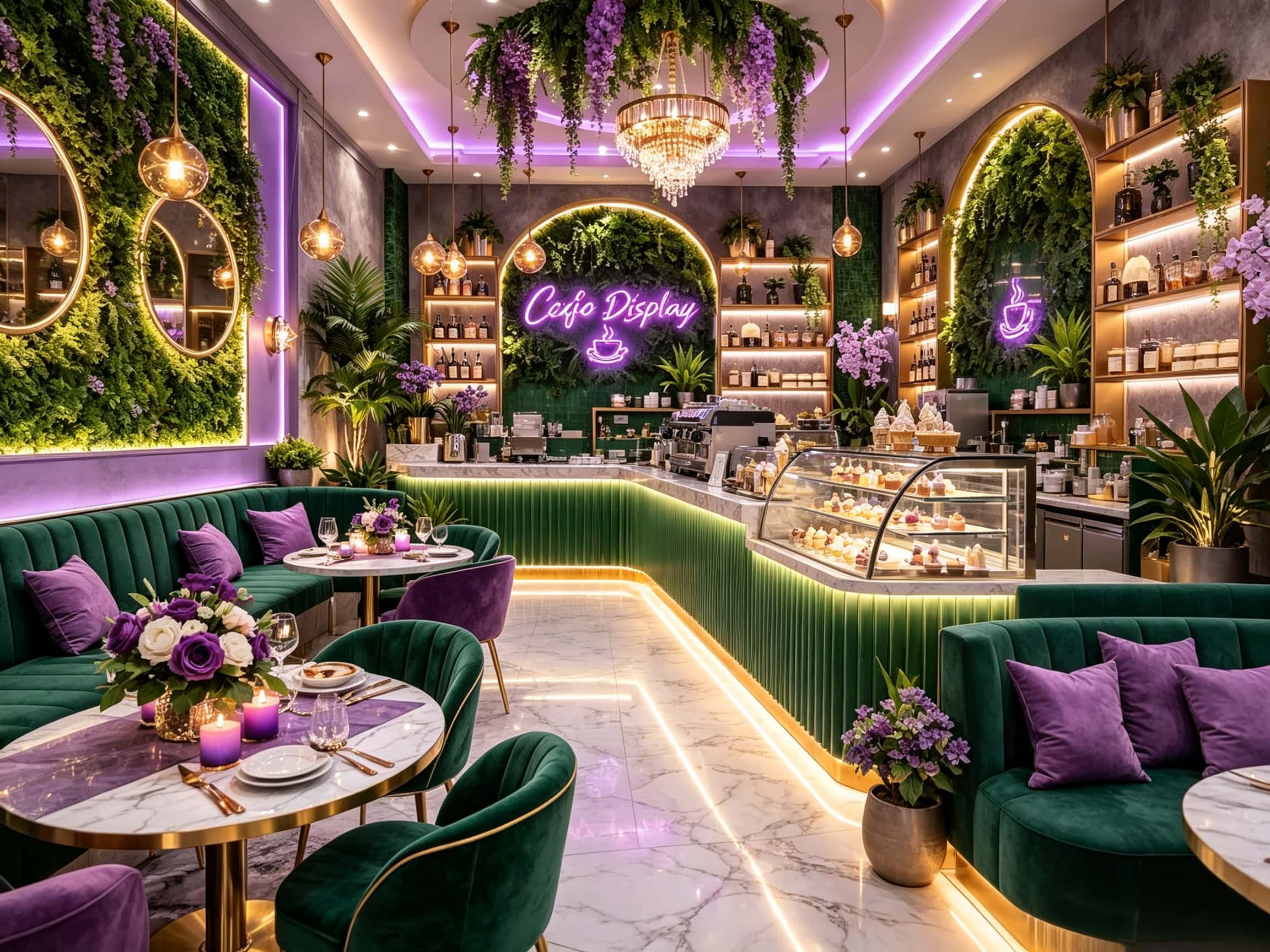 How to use gold and marble for a premium store look