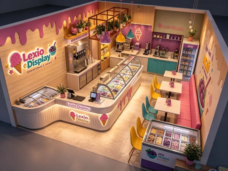 ice cream shop design