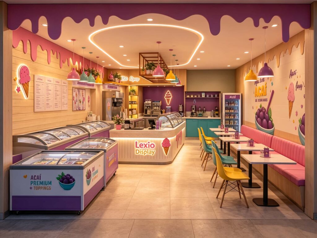 ice cream shop design